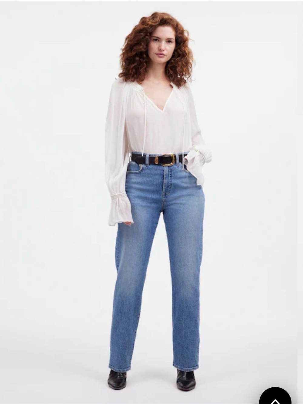 Madewell Curvy 90’s Straight Jean sz 27